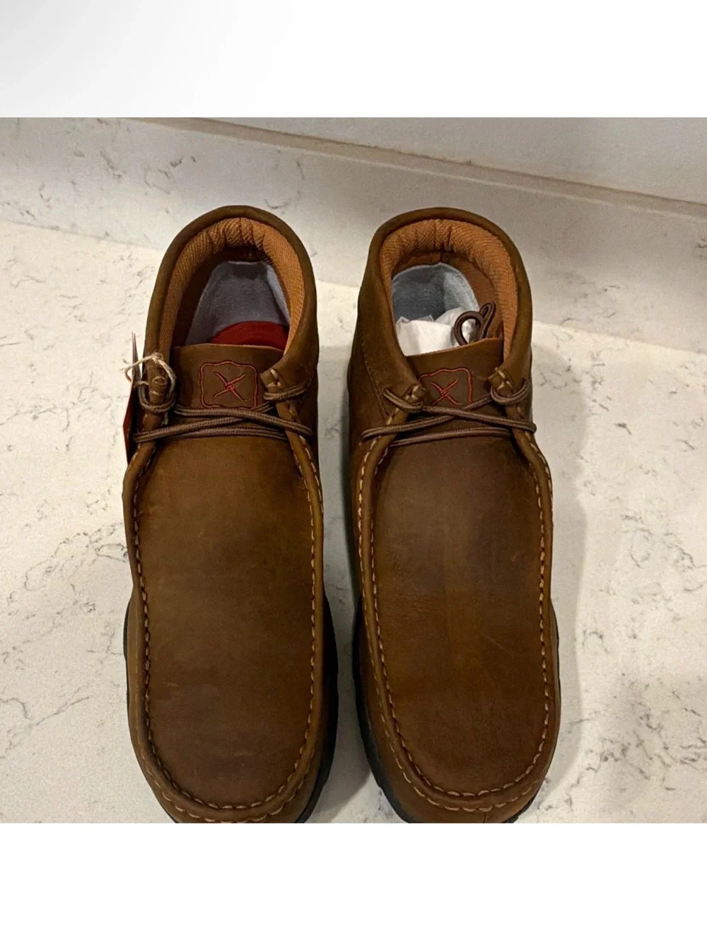 Twisted X Men's Driving Mocs D Toe Steel Toe EH Work Shoes Men's 15 M MDMST01